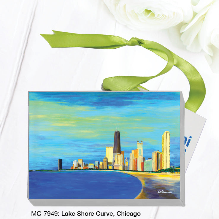 Lake Shore Curve, Chicago, Mini Canvas (MC-7949A) - Arte House