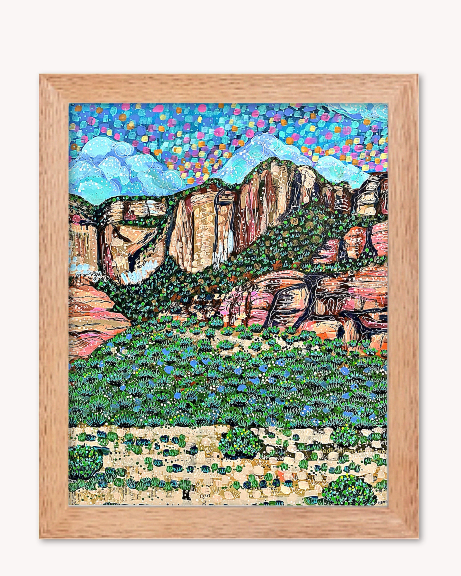 Evergreen Sandstone Print - Arte House