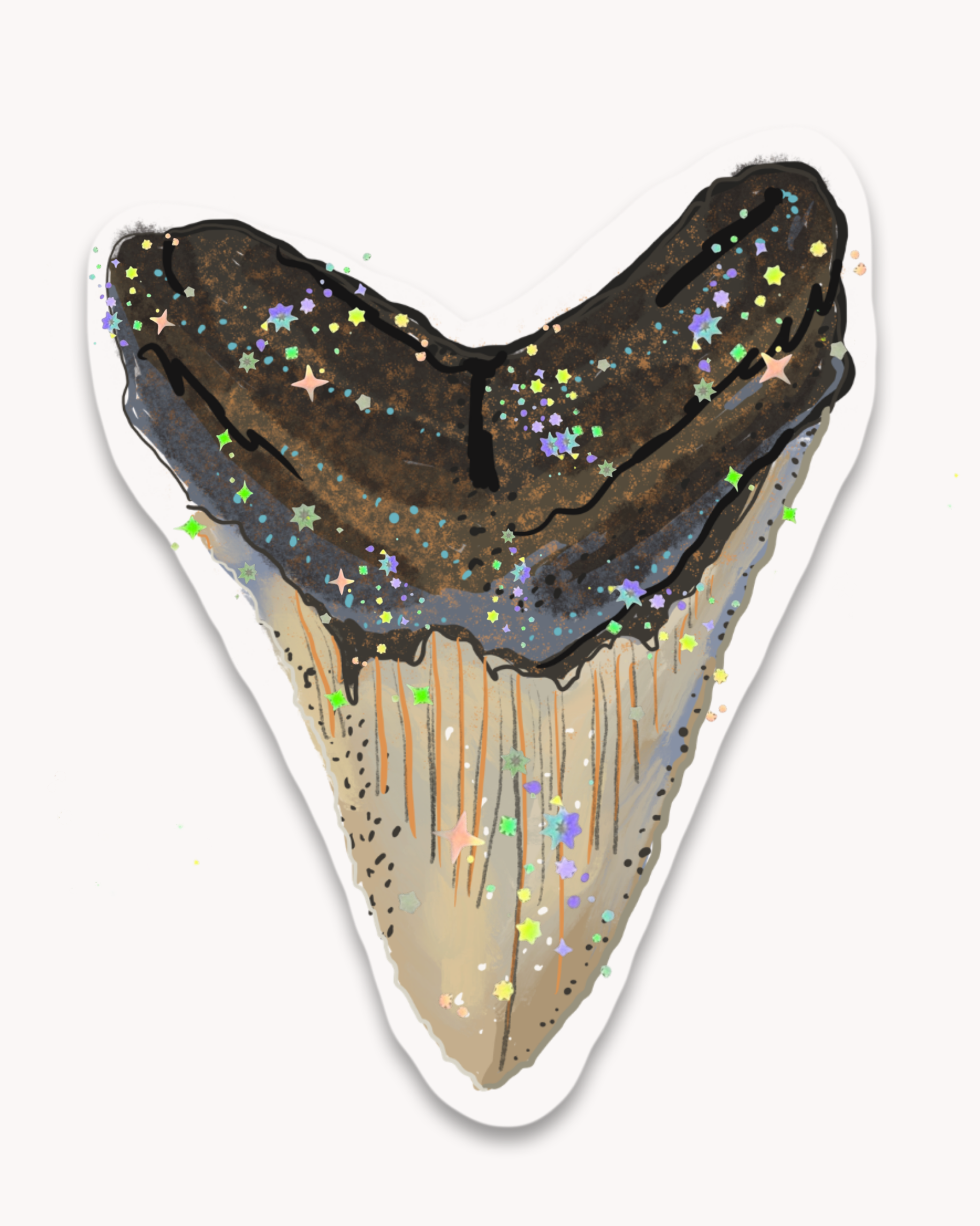 Megladon Tooth Sticker