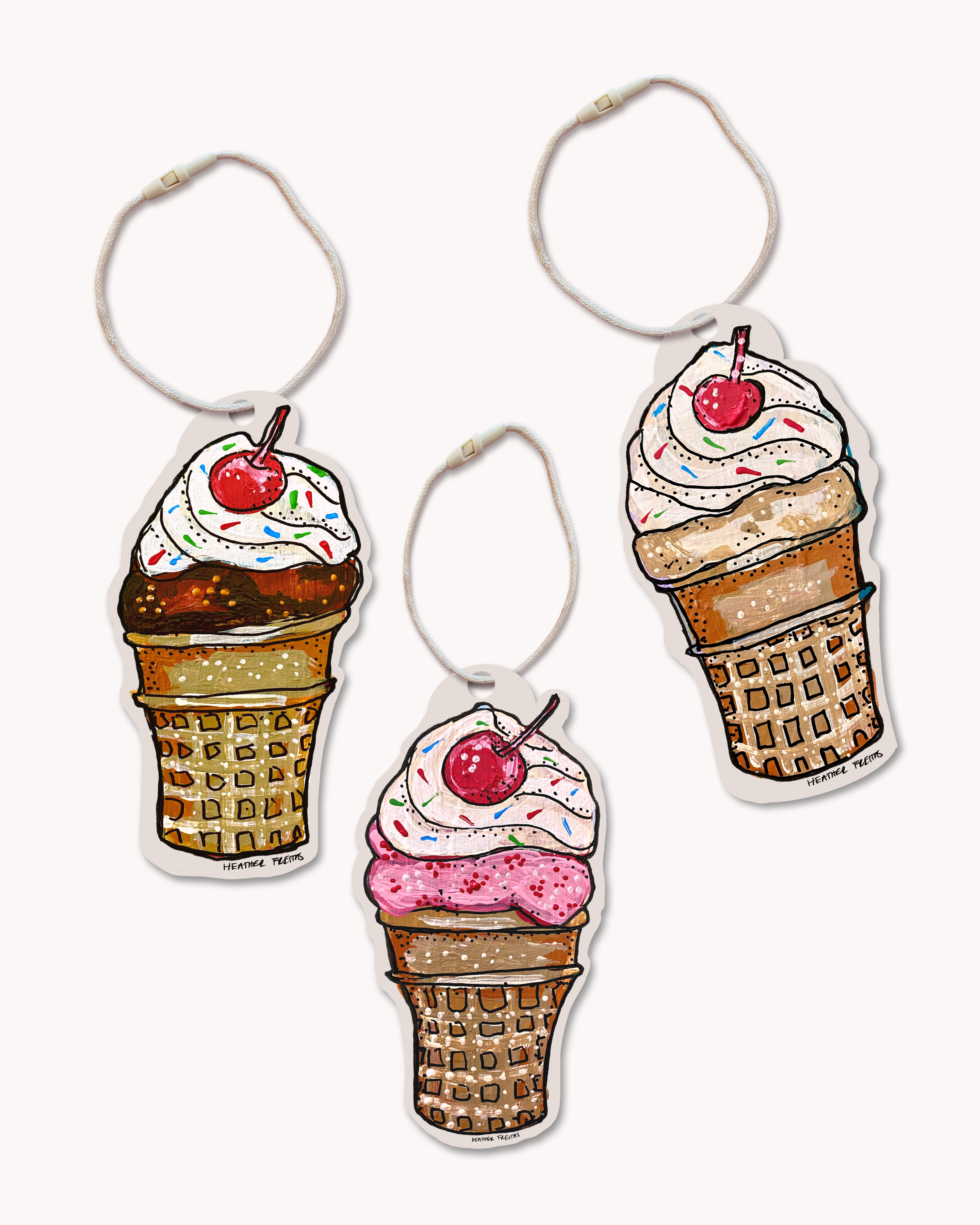 Sundae Gift Tags ( 6 pack )