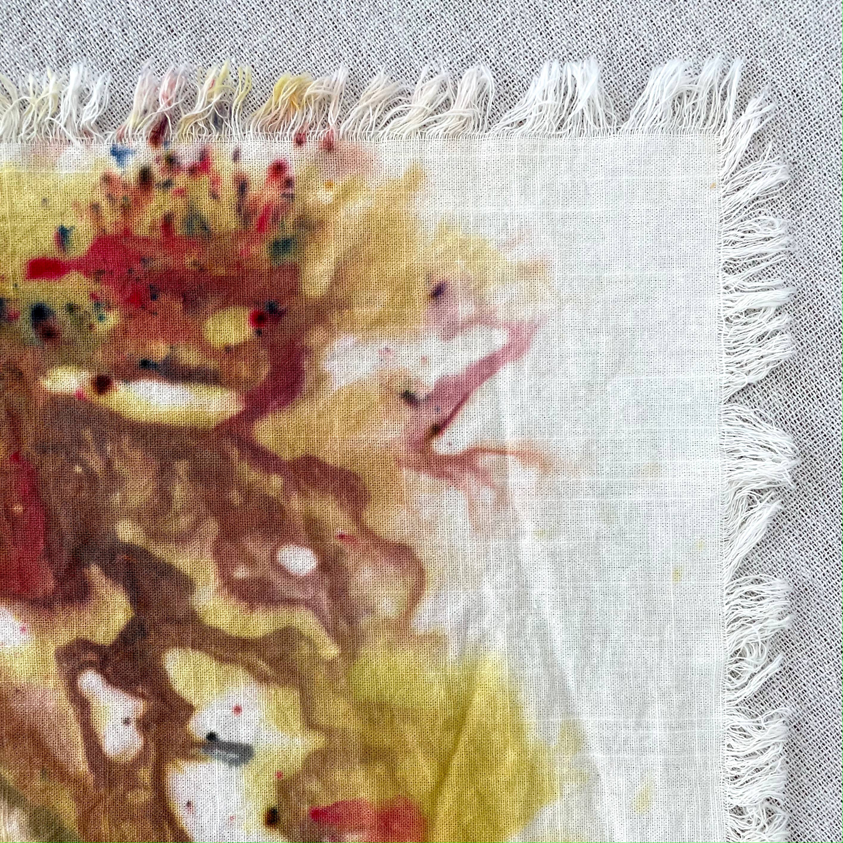 Sunflower Hand-dyed Napkins