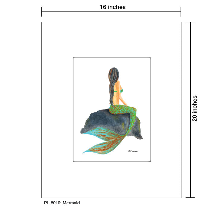 Mermaid, Print (#8019B) - Arte House