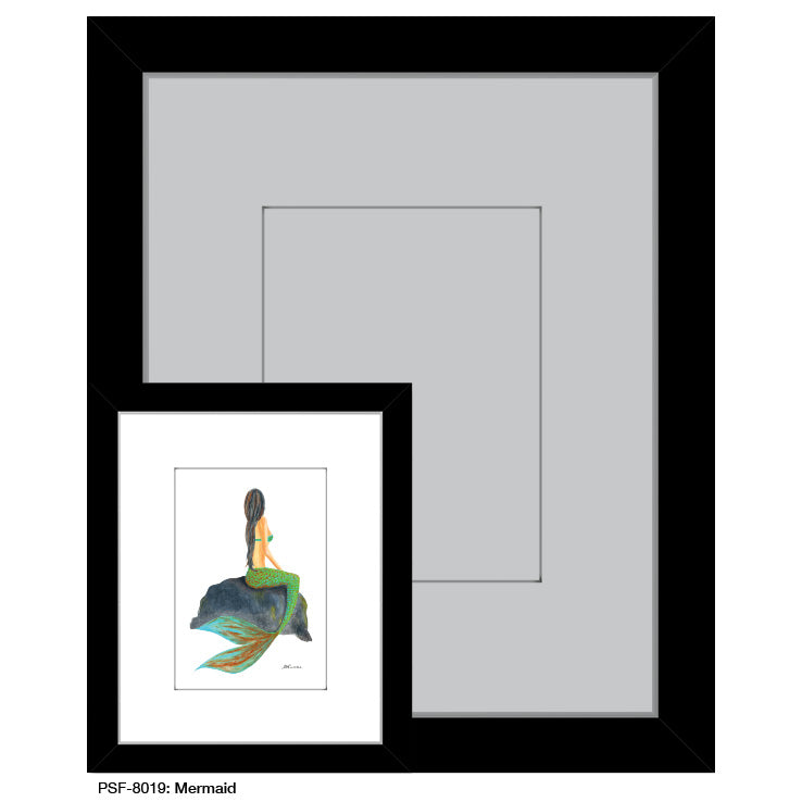 Mermaid, Print (#8019B) - Arte House