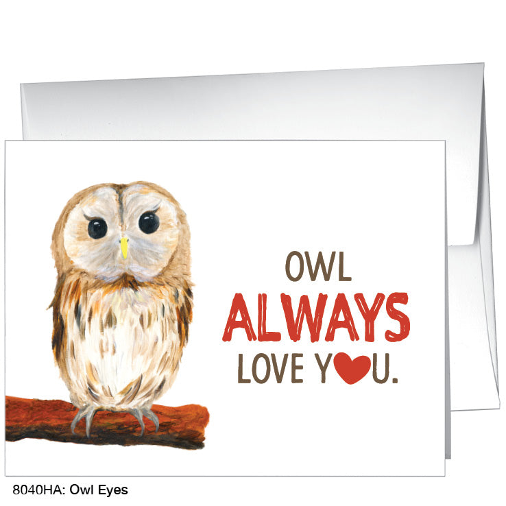 Owl Eyes, Greeting Card (8040HA)