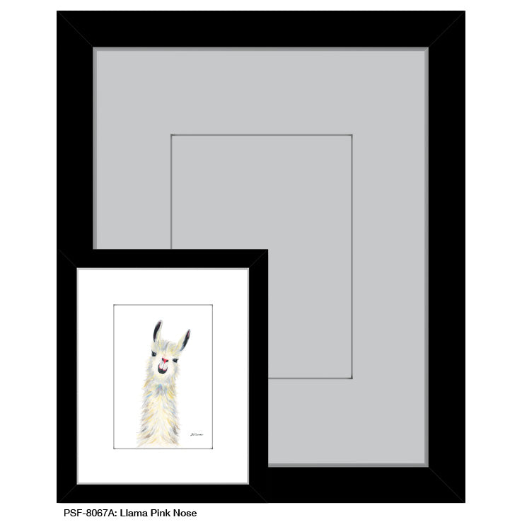 Llama Pink Nose, Print (#8067A) - Arte House