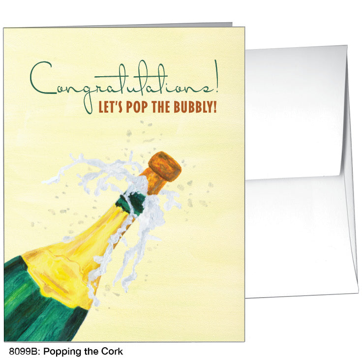 Popping the Cork, Greeting Card (8099B) - Arte House