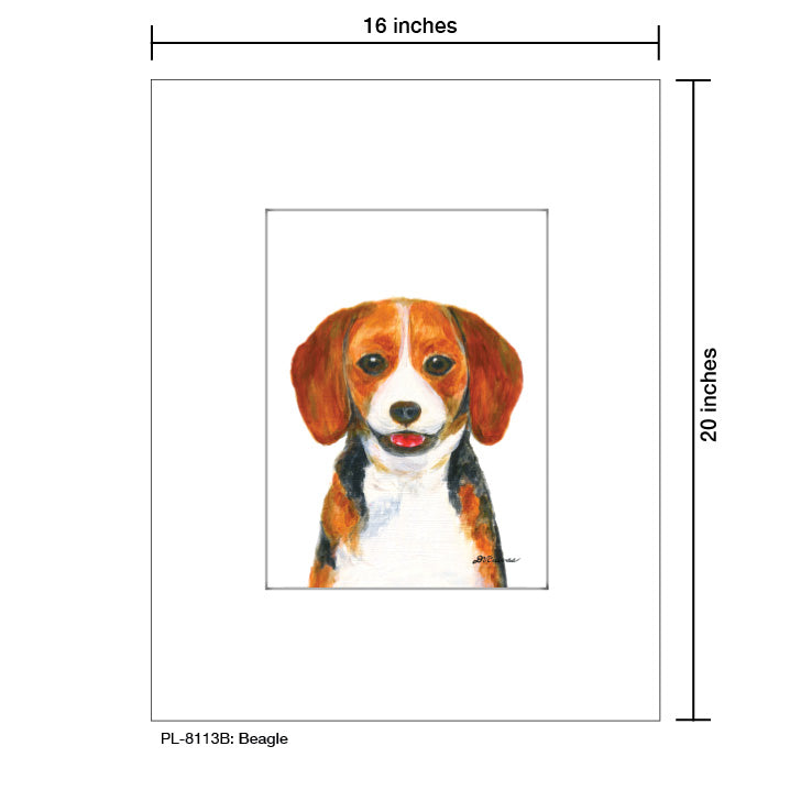 Beagle, Print (#8113B) - Arte House