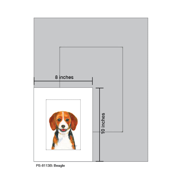 Beagle, Print (#8113B) - Arte House