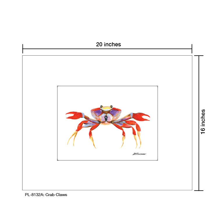 Crab Claws, Print (#8132A) - Arte House