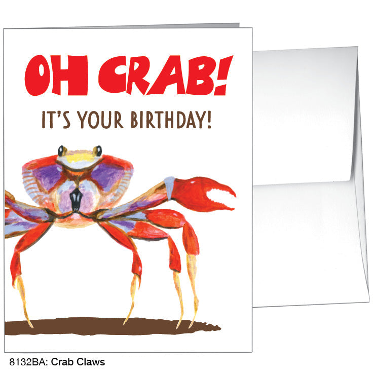 Crab Claws, Greeting Card (8132BA)