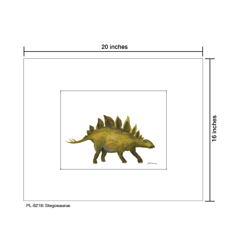 Stegosaurus, Print (#8218A) - Arte House
