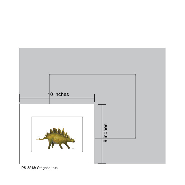 Stegosaurus, Print (#8218A) - Arte House