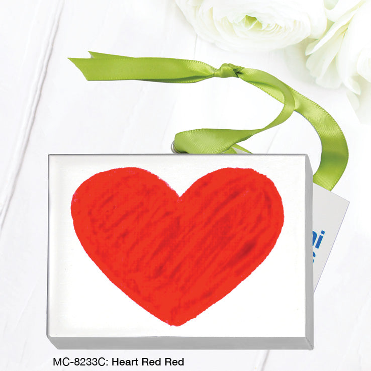 Heart Red Red, Mini Canvas (MC-8233C) - Arte House