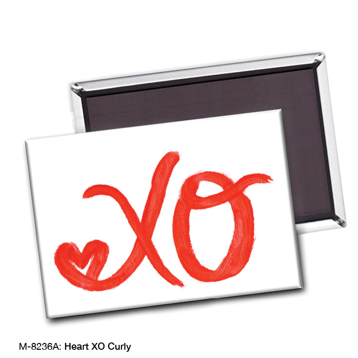 Heart XO Curly, Magnet (M-8236A) - Arte House