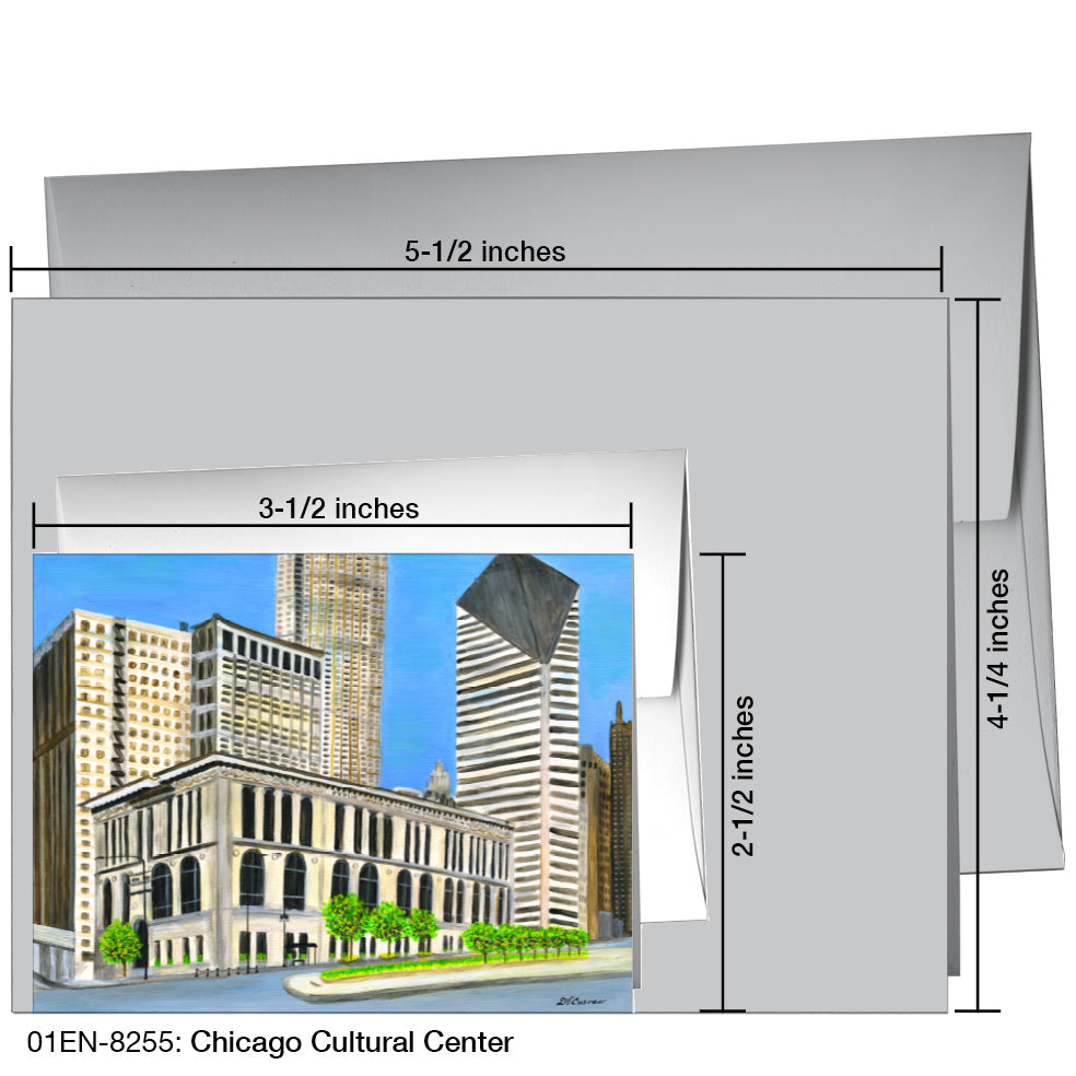 Chicago Cultural Center, Greeting Card (8255B)