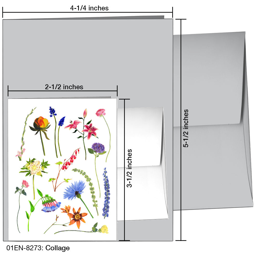 Collage, Greeting Card (8273B) - Arte House