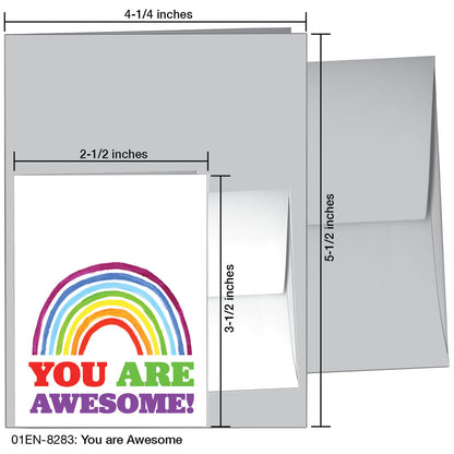 You Are Awesome, Greeting Card (8283A)