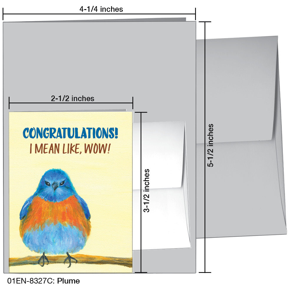Plume, Greeting Card (8327C) - Arte House