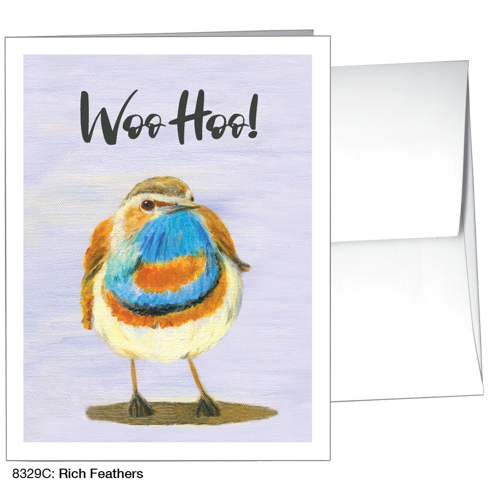Rich Feathers, Greeting Card (8329C) - Arte House