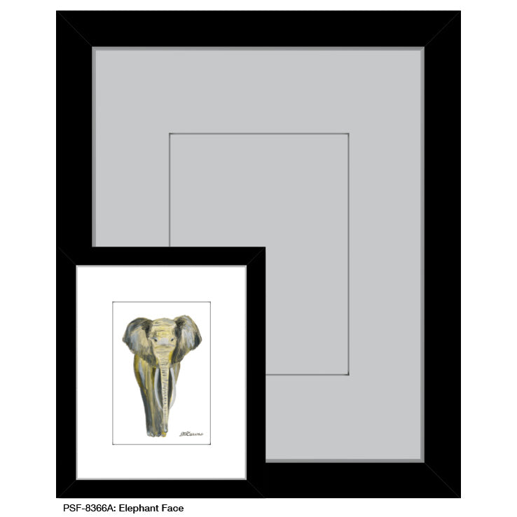 Elephant Face, Print (#8366A) - Arte House