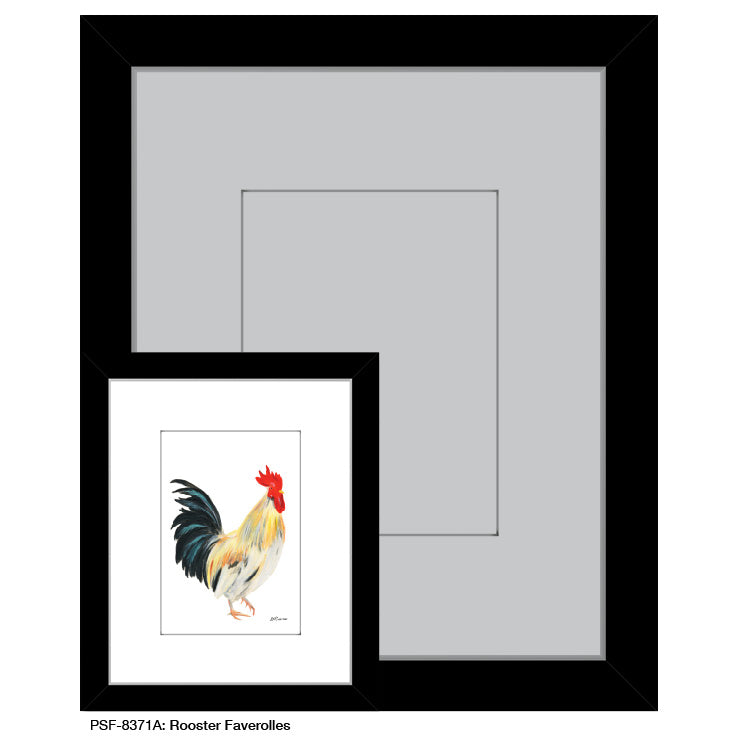 Rooster Faverolles, Print (#8371A) - Arte House