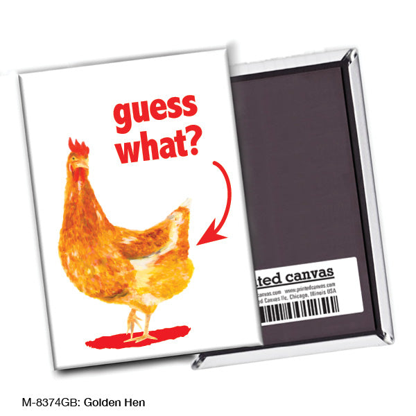 Golden Hen, Magnet (M-8374GB) - Arte House