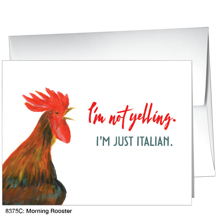 Morning Rooster, Greeting Card (8375C) - Arte House