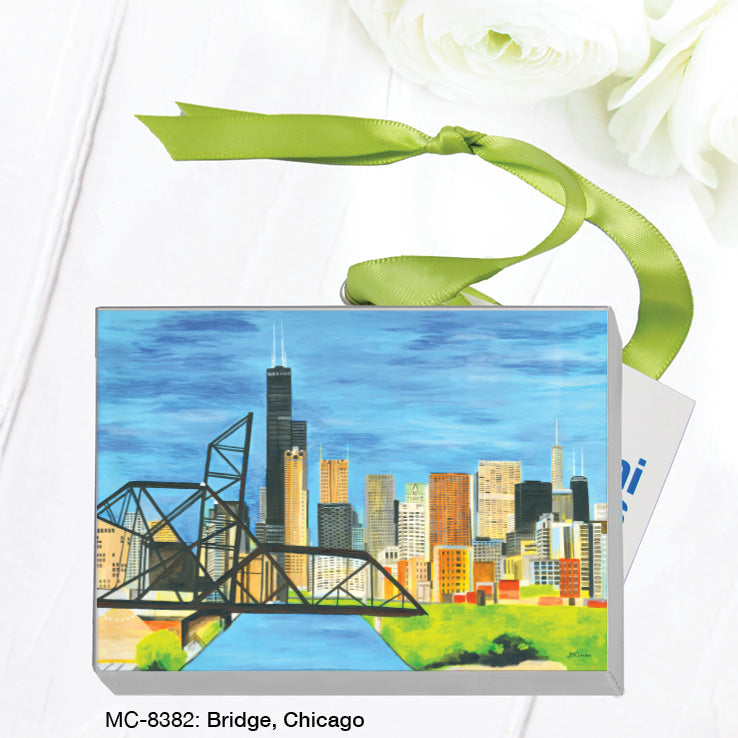 Bridge, Chicago, Mini Canvas (MC-8382C) - Arte House