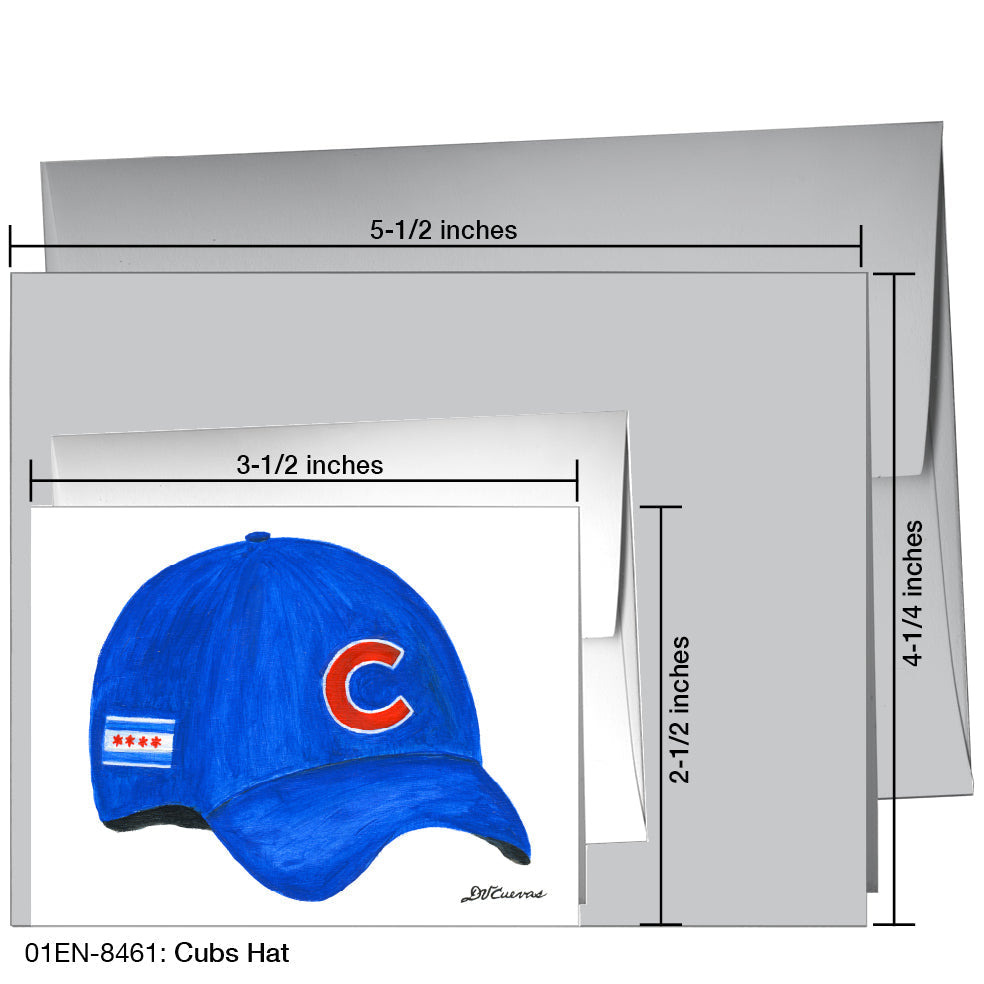 Cubs Hat, Greeting Card (8461H) - Arte House