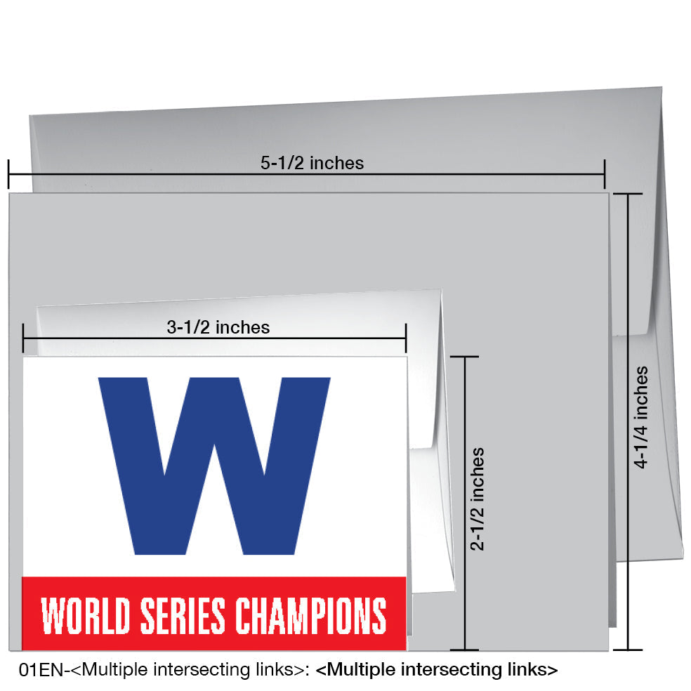 Cubs Win, Greeting Card (8469B)