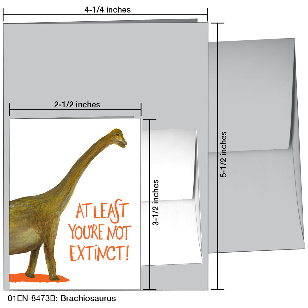 Brachiosaurus, Greeting Card (8473B) - Arte House