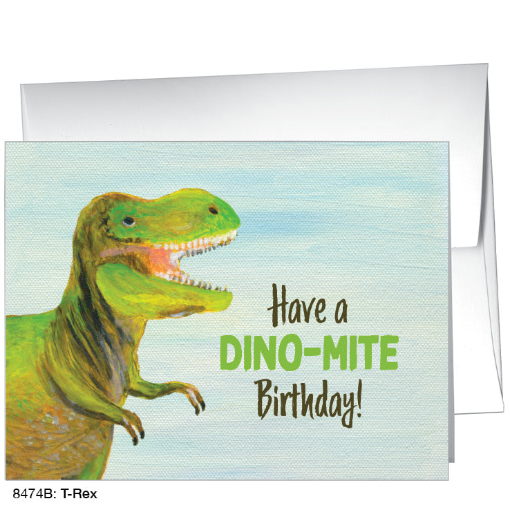 T-Rex, Greeting Card (8474B) - Arte House