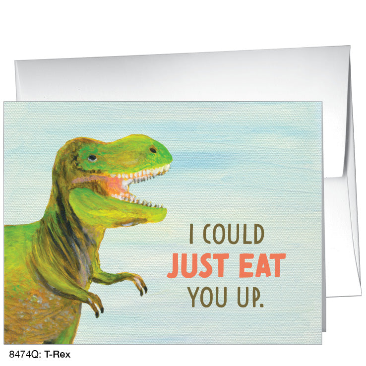 T-Rex, Greeting Card (8474Q) - Arte House