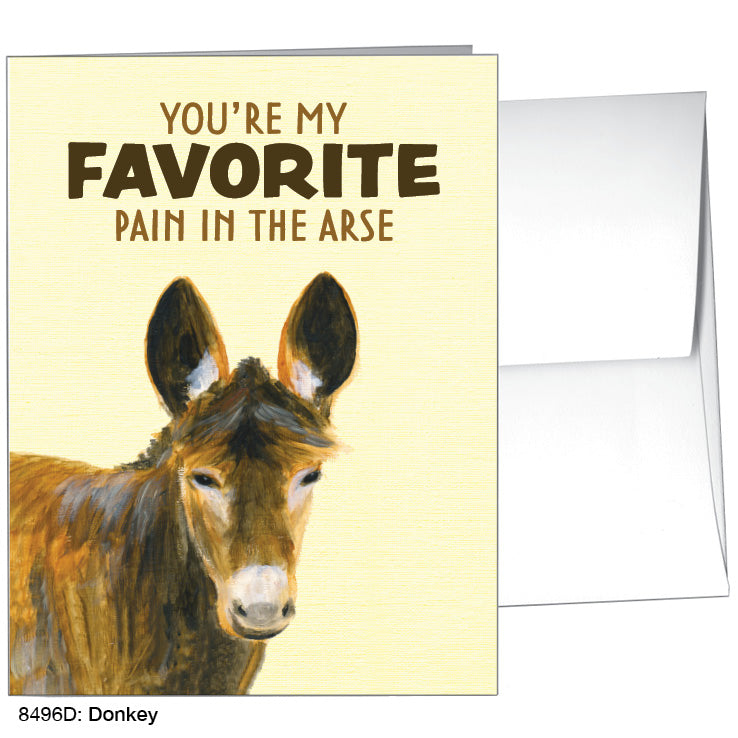 Donkey, Greeting Card (8496D) - Arte House