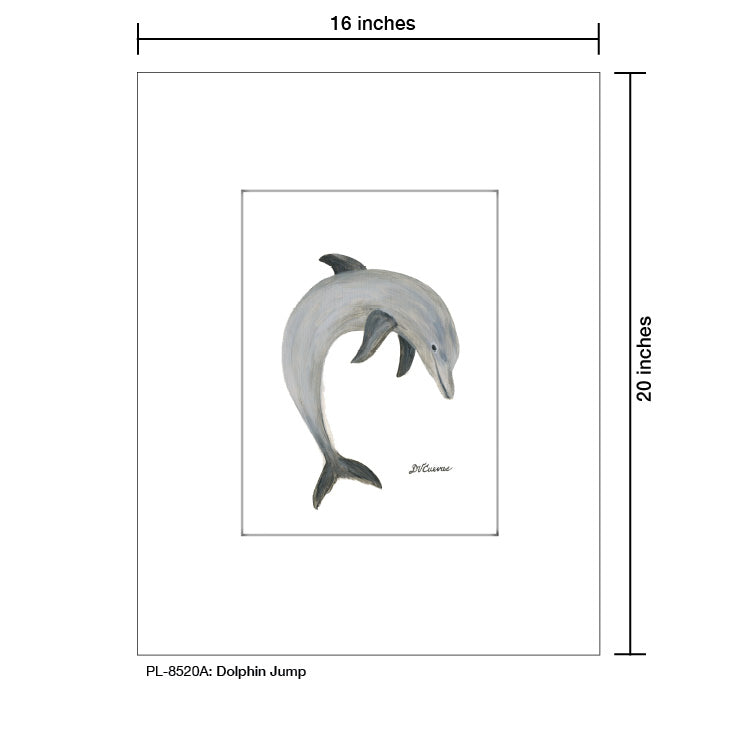 Dolphin Jump, Print (#8520A) - Arte House