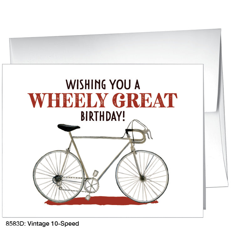 Vintage 10-Speed, Greeting Card (8583D)