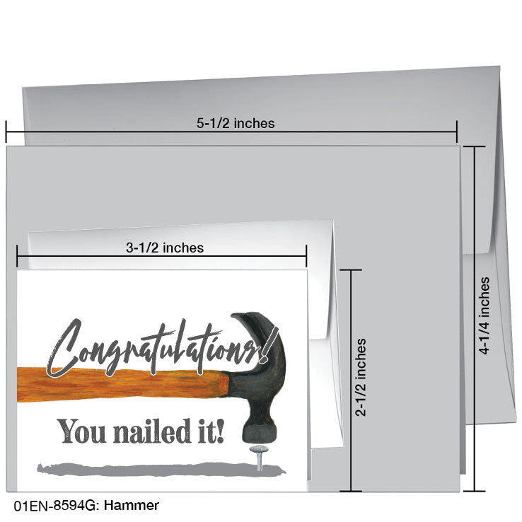 Hammer, Greeting Card (8594G) - Arte House
