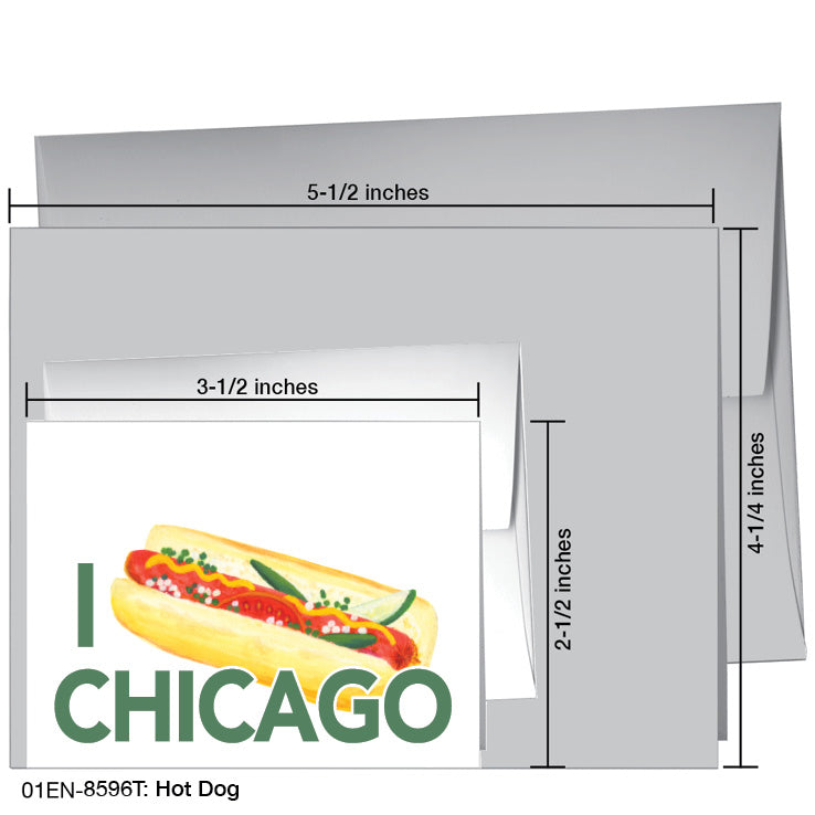 Hot Dog, Greeting Card (8596T) - Arte House