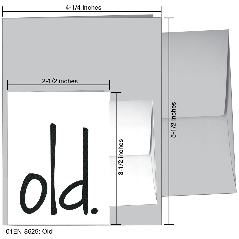 Old, Greeting Card (8629M)