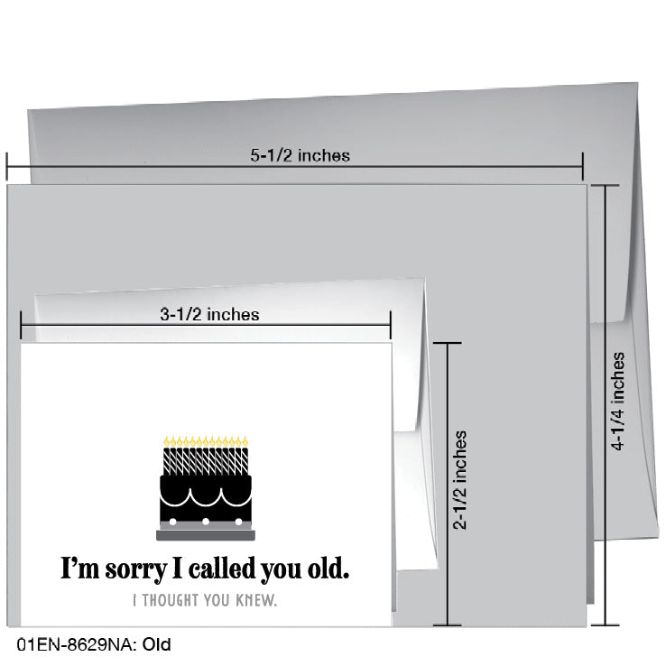 Old, Greeting Card (8629NA) - Arte House