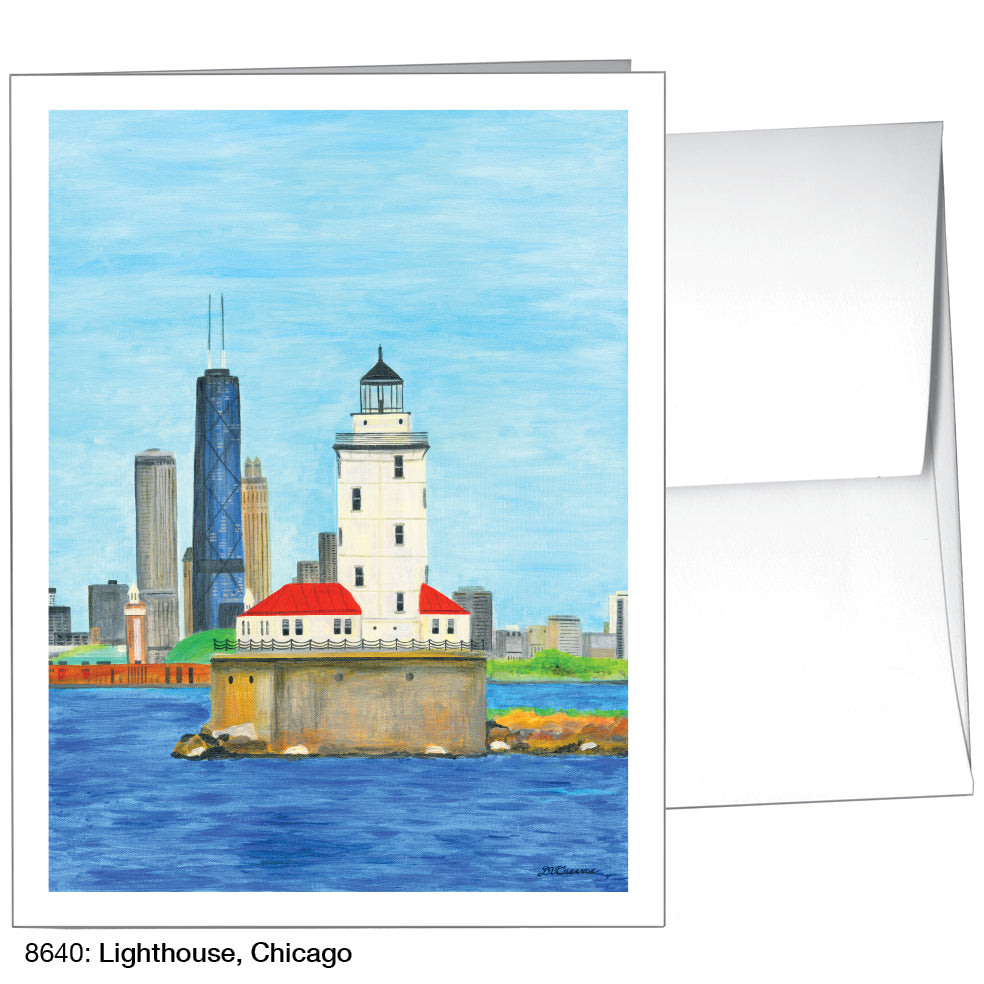 Lighthouse, Chicago, Greeting Card (8640A)
