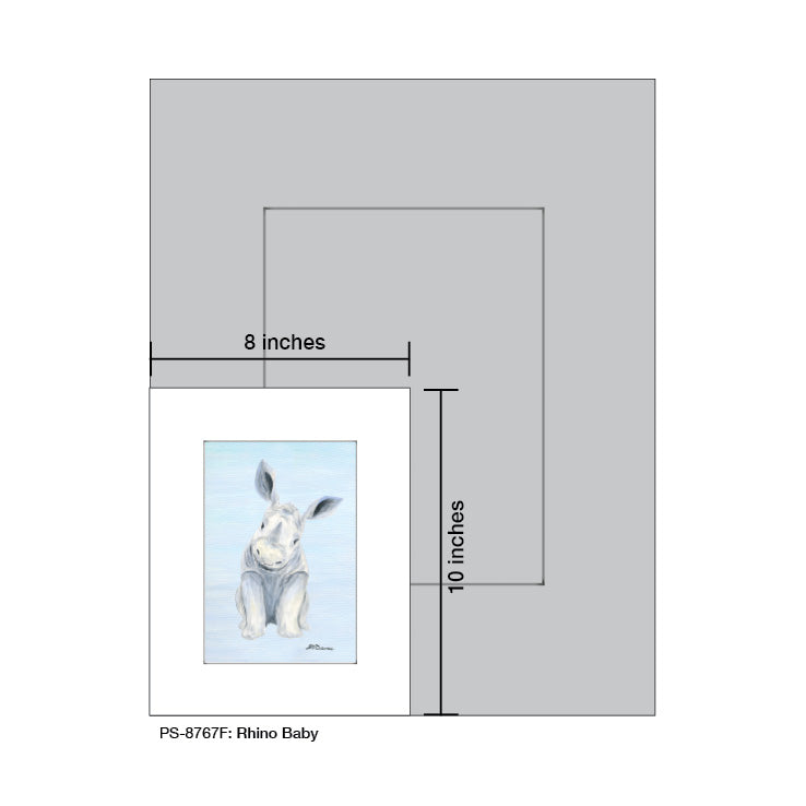 Rhino Baby, Print (#8767F)