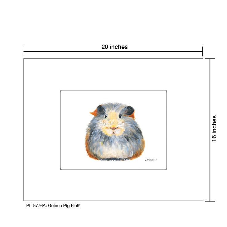 Guinea Pig Fluff, Print (#8776A) - Arte House
