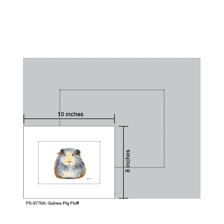 Guinea Pig Fluff, Print (#8776A) - Arte House