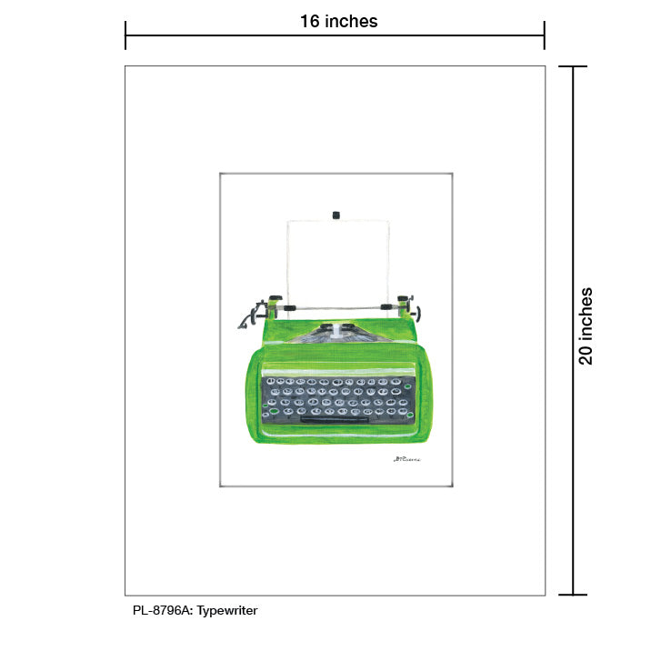 Typewriter, Print (#8796A) - Arte House