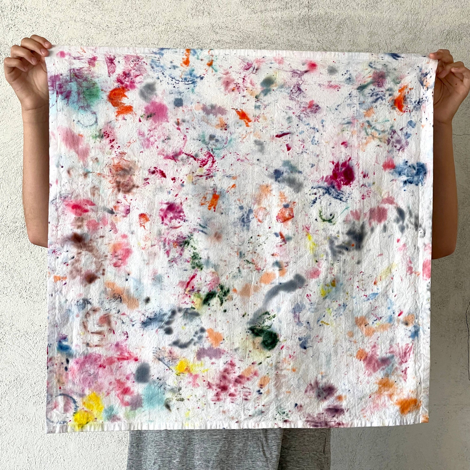 Happy Accident Hand-dyed Tea Towel