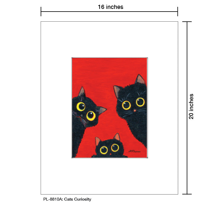 Cats Curiosity, Print (#8810A) - Arte House