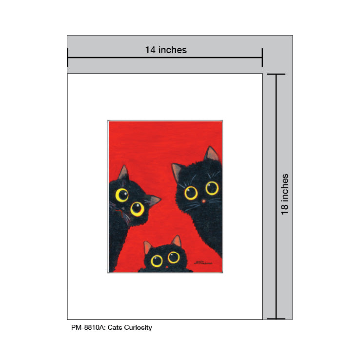 Cats Curiosity, Print (#8810A) - Arte House