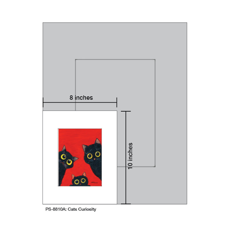 Cats Curiosity, Print (#8810A) - Arte House