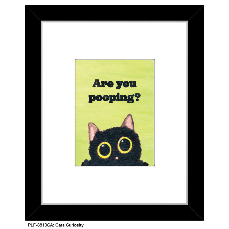Cats Curiosity, Print (#8810CA) - Arte House
